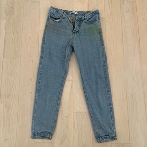 Hand Painted Mom Jeans